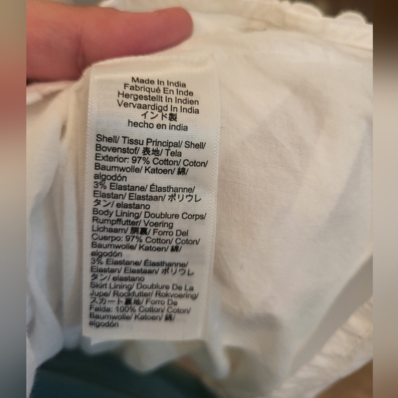 J. Crew Fit and Flare Dress with Rickrack Trim - Picture 6 of 12